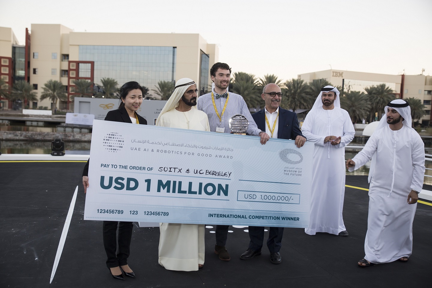 Winners of UAE Drones for Good Award and UAE AI & Robotics Award for Good