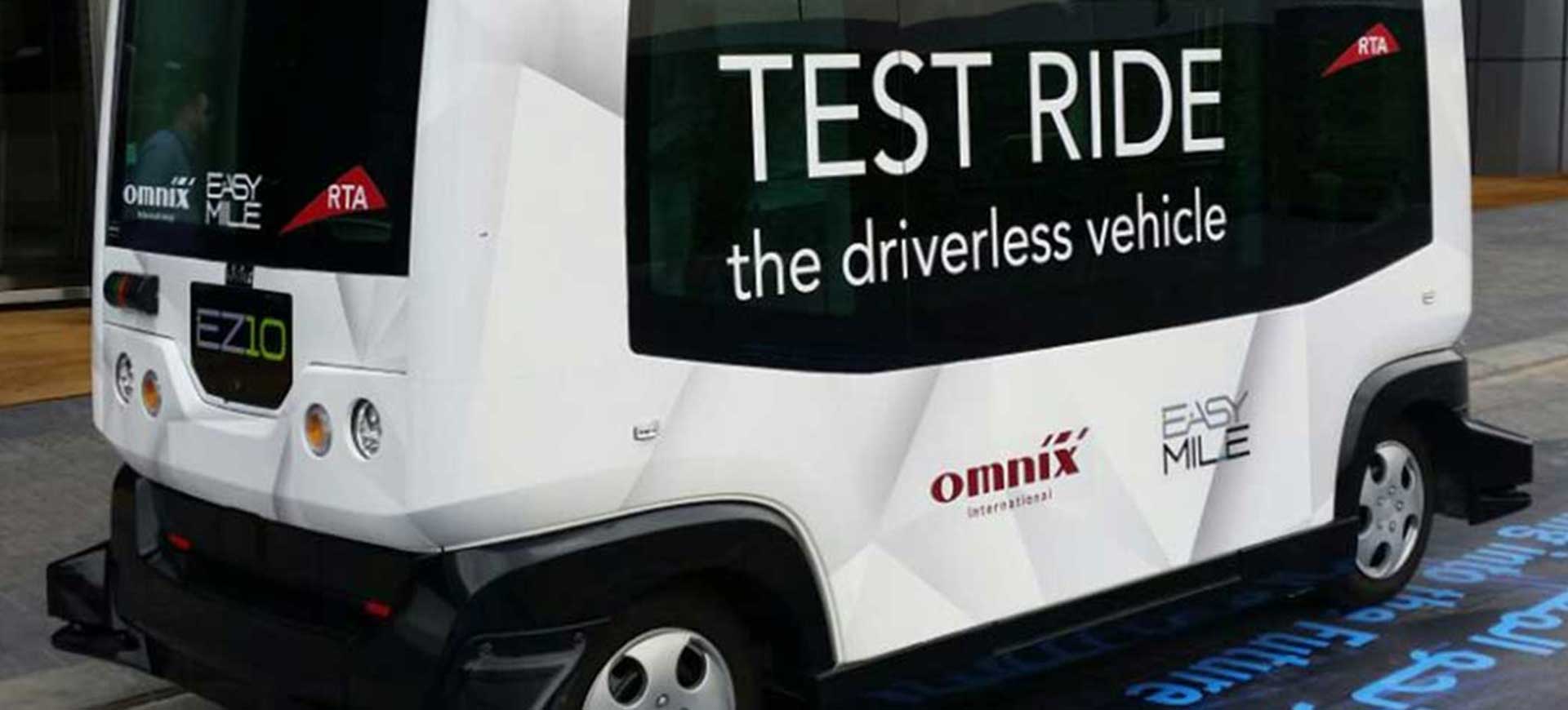 Test Ride Driverless Vehicle