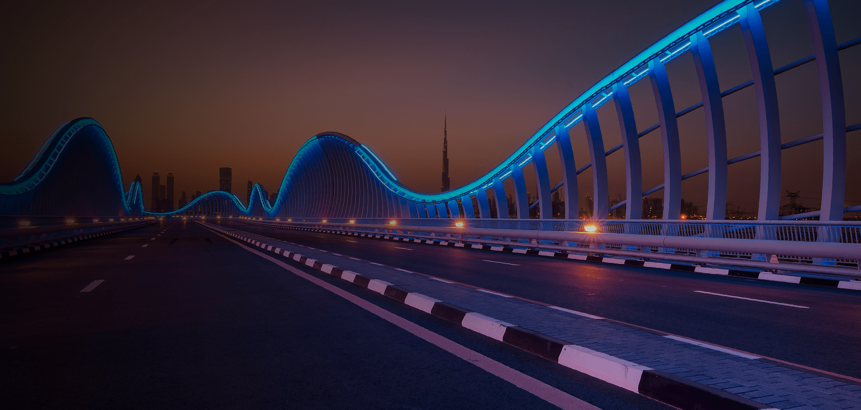 Dubai Bridge Background