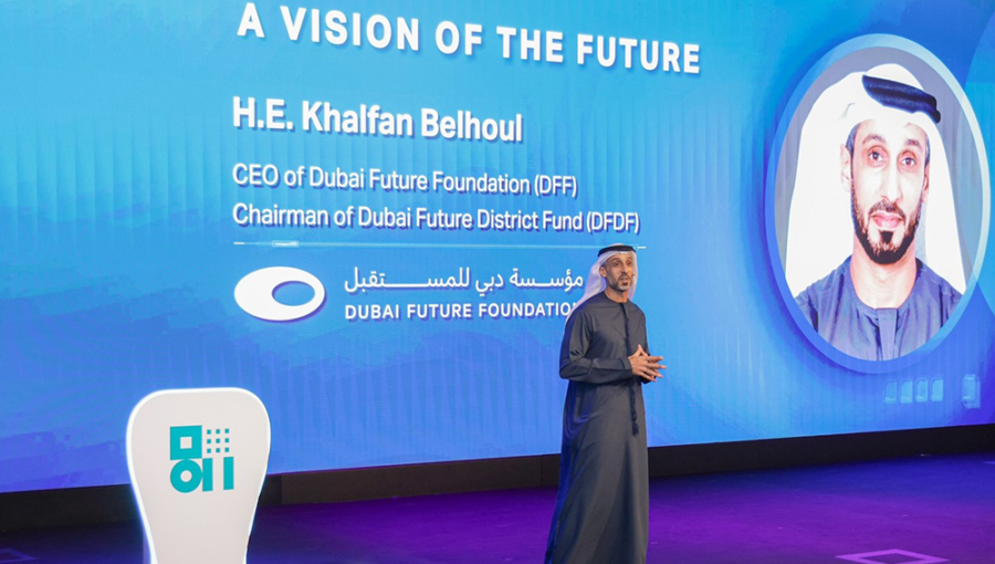 Khalfan Belhoul at Dubai Future Fund Event