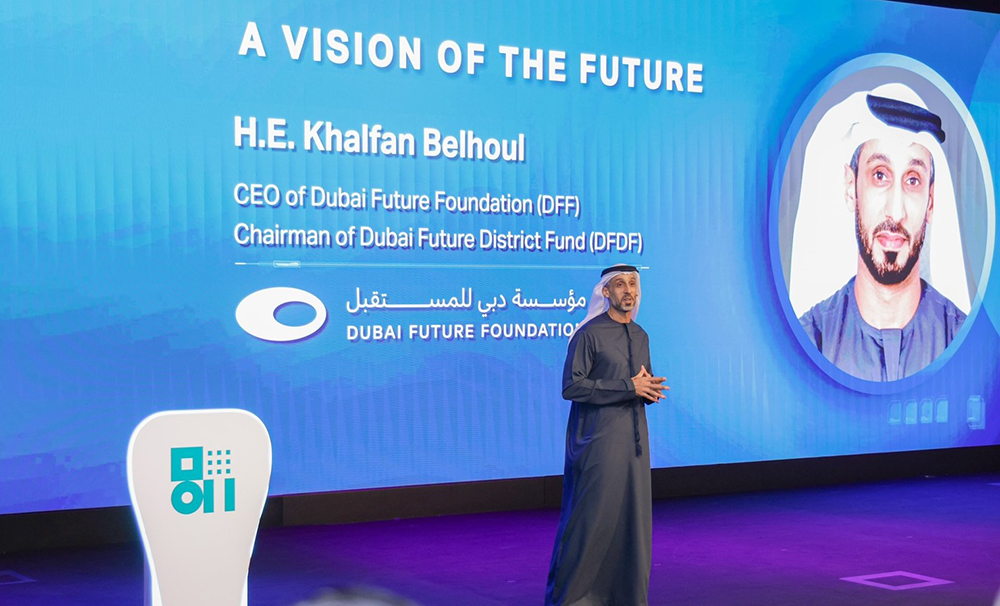 Khalfan Belhoul at Dubai Future Fund Event